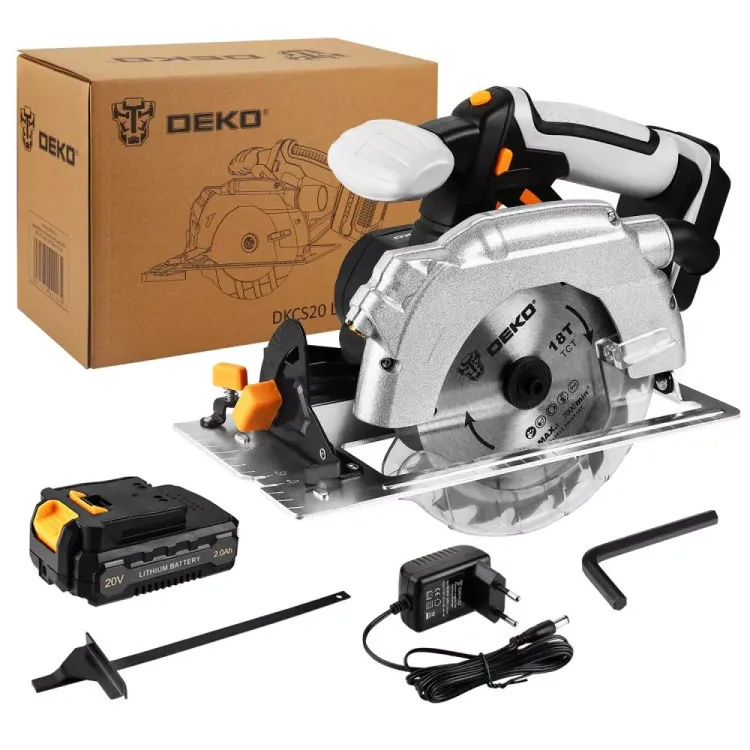 Пила дисковая аккумуляторная DEKO DKCS20 Laser, 063-4205 купить в Губкинске