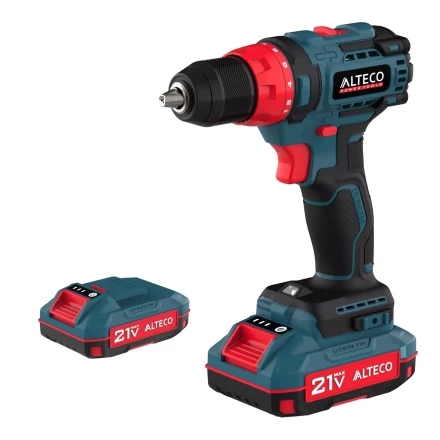 Бесщеточная аккумуляторная дрель-шуруповерт ALTECO CD 21-45 BL X2 73510 купить в Губкинске