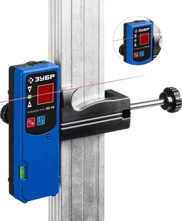 ЗУБР ПЛ-70, приемник для линейного нивелира (34949) купить в Губкинске