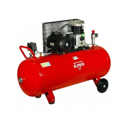 Компрессор масляный поршневой ременной Elitech КР 100/АВ858/5.5Т купить в Губкинске