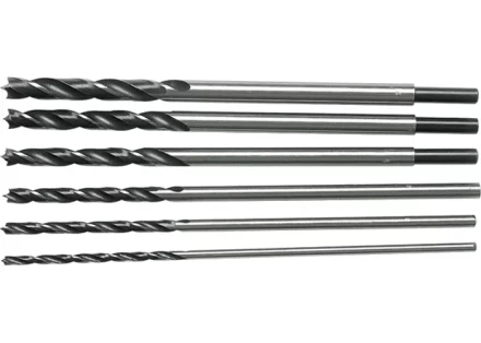 Набор сверл по дереву 6-8-10-12-13-14 мм L 300 мм 6 штук цилиндрический хвостовик СИБРТЕХ 702235 купить в Губкинске