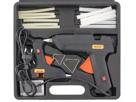 Набор клеевых пистолетов в кейсе 7/11 мм 20/100 Вт 3/8 г./мин. выключатель SPARTA 93038 купить в Губкинске