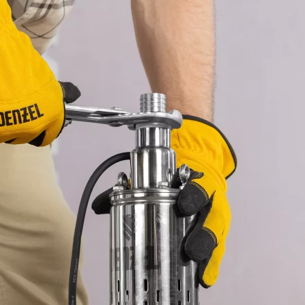 Скважинный насос Denzel DWS-3,5-100, винтовой, диаметр 3,5&quot;, 800 Вт, 1700 л/ч, напор 100 м 97251 купить в Губкинске