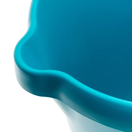 Ведро пластмассовое круглое 12 л, бирюзовое, Home Palisad 929575 купить в Губкинске