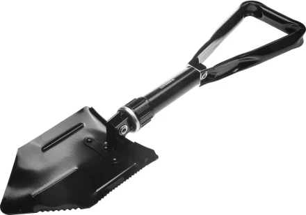 Лопата GRINDA складная, саперная, металлическая ручка, 240 / 578 мм 39470_z01 купить в Губкинске