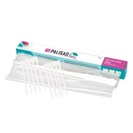 Рукав для запекания 3 м x 30 см, 10 хомутиков в комплекте, Home Palisad 950205 купить в Губкинске