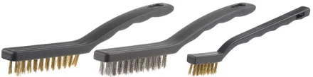 Набор STAYER Щетки &quot;MASTER&quot; стальные с пластмассовой ручкой, 3шт 3515-H3 купить в Губкинске