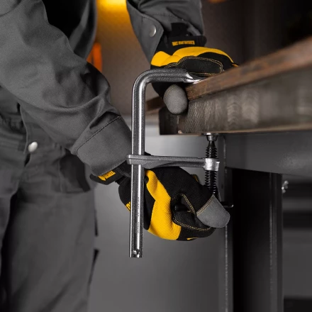 Струбцина F-образная Denzel, 80x200мм, кованая 20465 купить в Губкинске