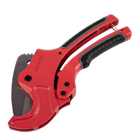 Ножницы для резки изделий из ПВХ, D до 42 мм, лезвие из нерж. стали, автоматич. Matrix 78411 купить в Губкинске