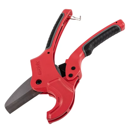 Ножницы для резки изделий из ПВХ, D до 42 мм, лезвие из нерж. стали, автоматич. Matrix 78411 купить в Губкинске