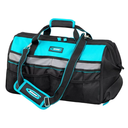 Сумка для инструмента Gross 90276, 500х280х290мм, выдвижная рукоятка, колеса, наплечный ремень купить в Губкинске