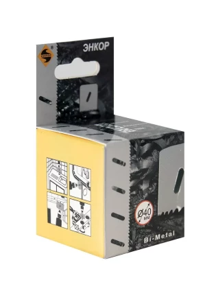Коронка Bi-Metal Ф40 мм М3 Энкор 24140 купить в Губкинске