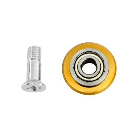 Ролик режущий с подшипником для плиткореза, 22х6х6мм, TiN Denzel 87675 купить в Губкинске