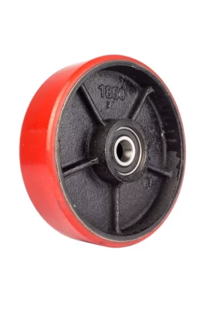 Колесо полиуретан 180х50 мм с подшипником для тележек гидравлических для BF/DF-III/RHP/AC/DF/CW2 1001404 купить в Губкинске