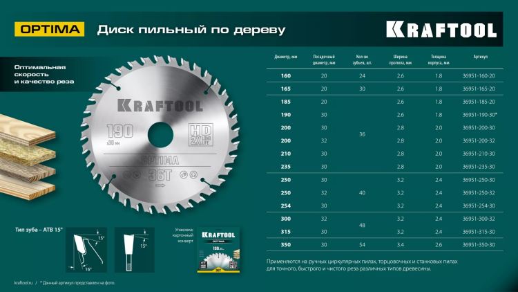 Диск пильный OPTIMA, повышенный ресурс 36951-160-20 купить в Губкинске