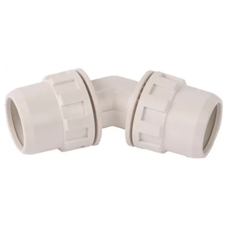 Соединитель ЗУБР &quot;ШиреФит&quot; угловой 45° &quot;штуцер с гайкой - штуцер с гайкой&quot;, 32мм 51491-32 купить в Губкинске