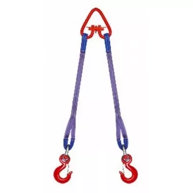 Строп текстильный двухветвевой 2СТ 2.5 т L=4 м SF6 50 мм Звено РТ-3 купить в Губкинске