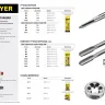 Плашка круглая ручная STAYER "MASTER", сталь 9ХС, для трубной резьбы G 1/2`` 28029-1/2 купить в Губкинске