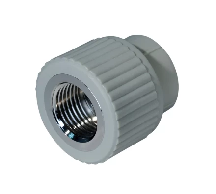 Муфта комб. PP-R ВР 20мм х 1/2 сер.(50/200) 44383 купить в Губкинске