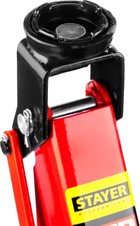 Домкрат гидравлический подкатной &quot;RED FORCE&quot;, 2т, 130-350мм, в кейсе, STAYER 43153-2-K 43153-2-K купить в Губкинске