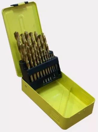 Набор сверл д/мет. 19шт 1-10/шаг0,5мм с покрыт.1/25 21220 купить в Губкинске