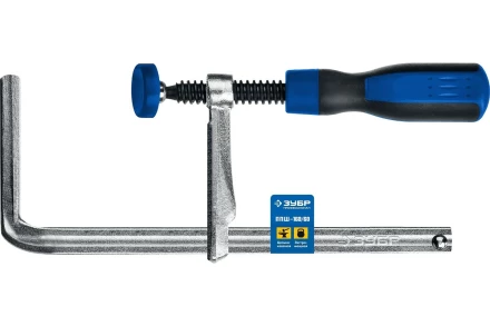 Струбцина универсальная для направляющей шины цельнокованая 60х160мм 32333 купить в Губкинске