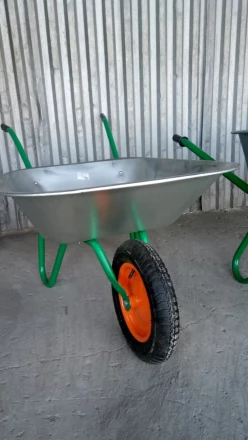 Тачка садовая грузоподъемность 90 кг объем 65 л 689843 купить в Губкинске