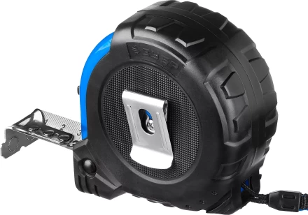 Рулетка ЗУБР &quot;НЕЙЛОН&quot;, нейлоновое покрытие, упрочненное полотно, ударопрочный обрезиненный корпус, 10м/25мм 34056-10-25_z01 купить в Губкинске