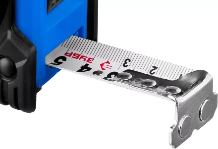 Рулетка ЗУБР &quot;НЕЙЛОН&quot;, нейлоновое покрытие, упрочненное полотно, ударопрочный обрезиненный корпус, 10м/25мм 34056-10-25_z01 купить в Губкинске