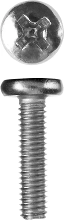 Винт ЗУБР &quot;МАСТЕР&quot; DIN 7985, класс прочности 4.8, оцинкованный, M3x12мм, 5кг 303150-03-012 купить в Губкинске