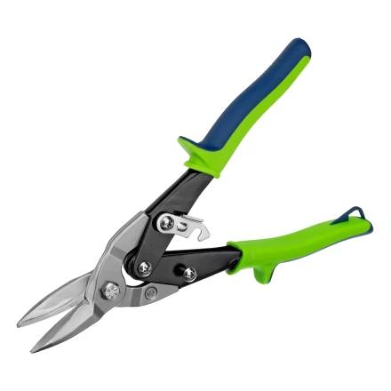 Ножницы по металлу, Сибртех 250 мм, прямой рез, сталь С55, двухкомпонентные рукоятки, 78336 купить в Губкинске