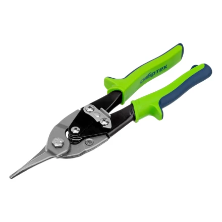 Ножницы по металлу, Сибртех 250 мм, прямой рез, сталь С55, двухкомпонентные рукоятки, 78336 купить в Губкинске