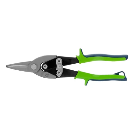 Ножницы по металлу, Сибртех 250 мм, прямой рез, сталь С55, двухкомпонентные рукоятки, 78336 купить в Губкинске