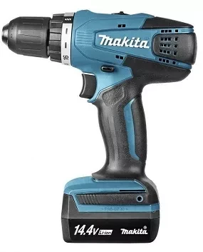 Дрель-шуруповерт аккумуляторная Makita DF347DWLE купить в Губкинске