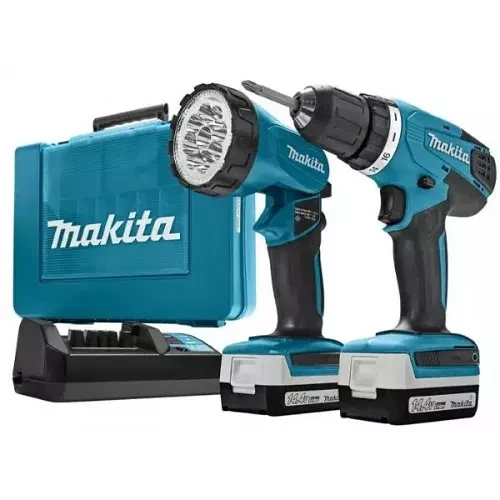 Дрель-шуруповерт аккумуляторная Makita DF347DWLE купить в Губкинске