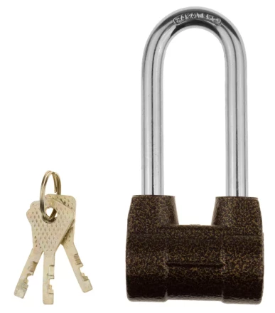 Замок навесной ЗУБР "МАСТЕР" облегченный, дисковый механизм секрета, ключ 7 PIN, удлиненная дужка d-10мм, 60мм 3720-4-01_z01 купить в Губкинске