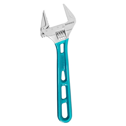 Ключ разводной 200 мм Gross 15558, CrV, облегченный купить в Губкинске