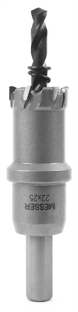 ТСТ коронка MESSER 22X25 с центрирующим сверлом и толкающей пружиной купить в Губкинске