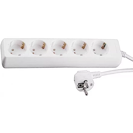 Удлинитель СВЕТОЗАР электрический с заземлением, евро, 5 гнезд, 3м SV-55053-3 купить в Губкинске