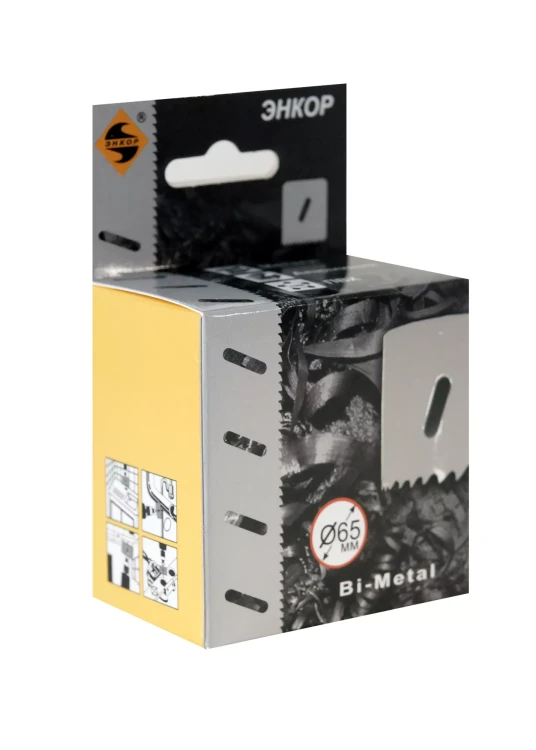 Коронка Bi-Metal Ф65 мм М3 Энкор 24165 купить в Губкинске