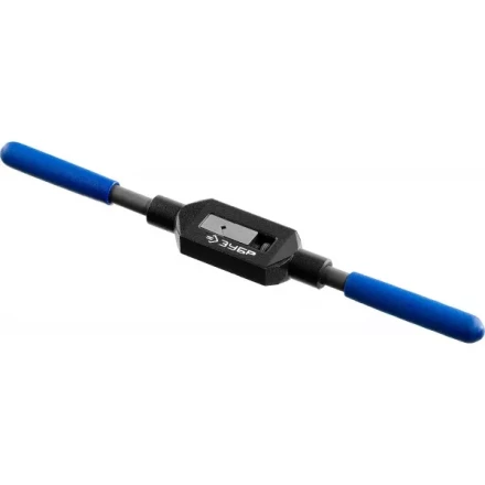 Метчикодержатель №2, с регулируемыми вкладышами, сталь 45, для метчиков - M4-M12, общая длина - 285 мм, ЗУБР Профессионал 28232-2 купить в Губкинске