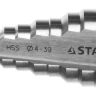 Сверло STAYER "MASTER" ступенчатое по сталям и цвет.мет., сталь HSS, d=4- 39мм,14ступ.d4-39,L -113 мм, трехгран.хв. 10мм 29660-4-39-14 купить в Губкинске
