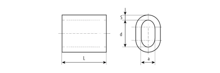 Зажимы троса DIN 3093 алюминиевые пакет серия МАСТЕР купить в Губкинске