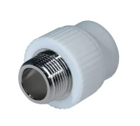 Муфта комб. PP-R НР 20мм х 1/2 бел.(50/200) 45586