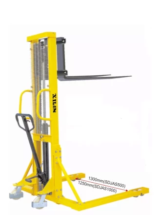 Штабелер гидравлический 1,0 т 1,6 м XILIN SDJAS1016 с раздвижными вилами и расширенными опорами 1006808 купить в Губкинске