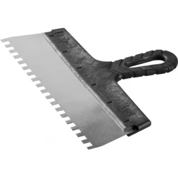 Шпатель ЗУБР "МАСТЕР" ФАСАДНЫЙ, нержавеющее полотно, 300мм, зуб 8х8мм 10078-30-08