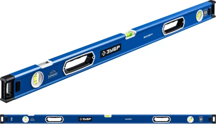 ЗУБР ЭКСПЕРТ, 1500 мм, с зеркальным глазком, уровень с усиленным профилем, Профессионал (34570-150) купить в Губкинске