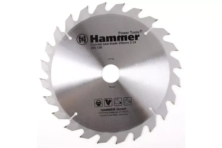 Диск пильный твердосплавный HAMMER Ф250х30мм 24зуб. купить в Губкинске