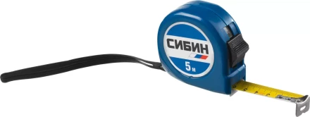Рулетка СИБИН, пластиковый корпус, 5м/19мм 34020-05-19 купить в Губкинске