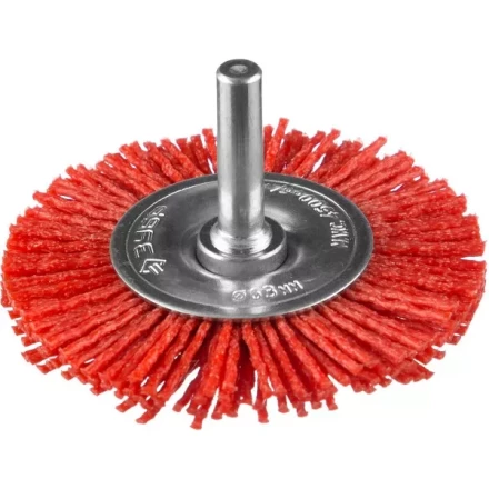 ЗУБР "ПРОФЕССИОНАЛ". Щетка дисковая для дрели, нейлоновая проволока с абразивным покрытием, 63мм 35161-063_z02 купить в Губкинске
